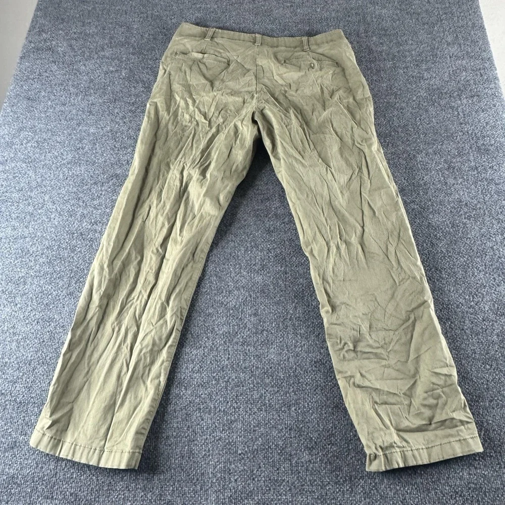 Lee X-Treme Comfort Pants Mens 34x30 Beige Stretch Chino Straight Flat Front